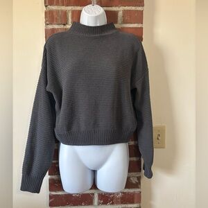 Hollister Dark Gray Turtleneck Sweater